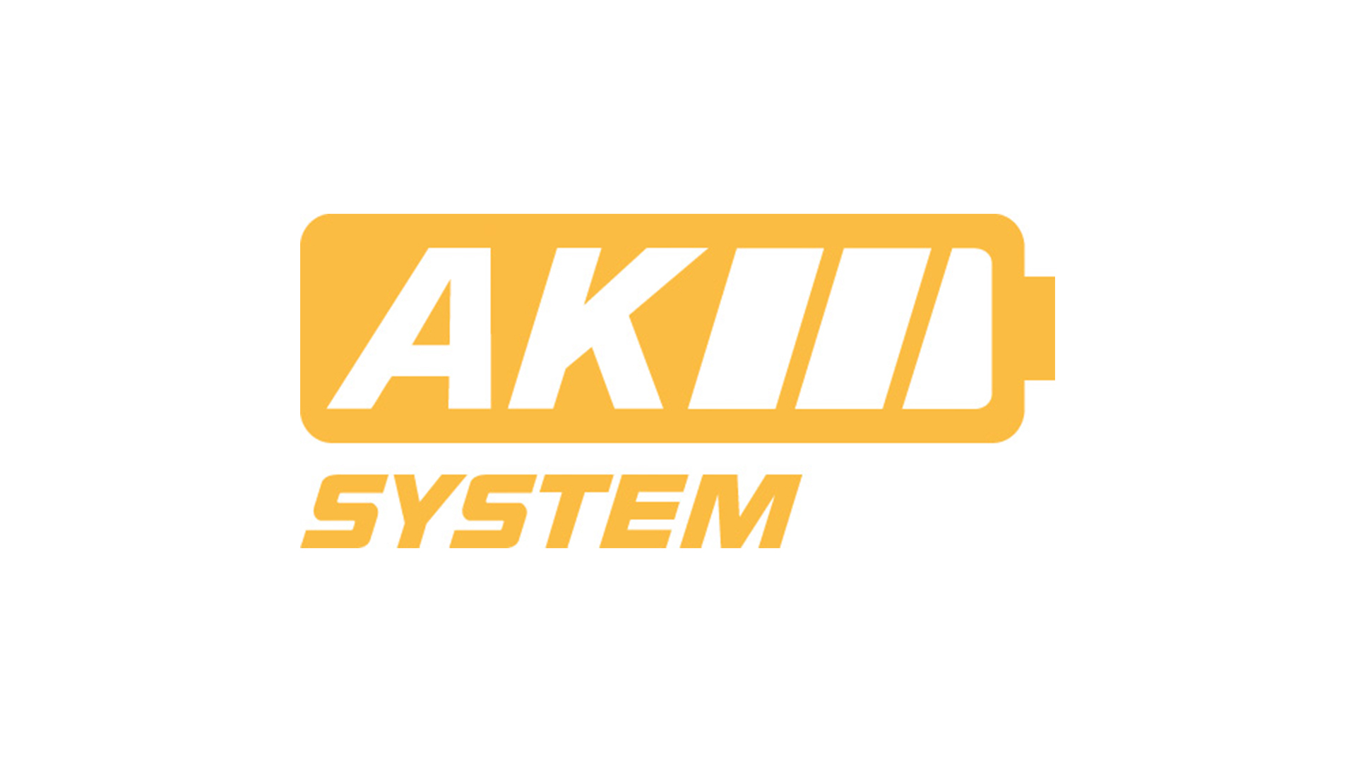 Icône de batterie orange pour le système AK de STIHL