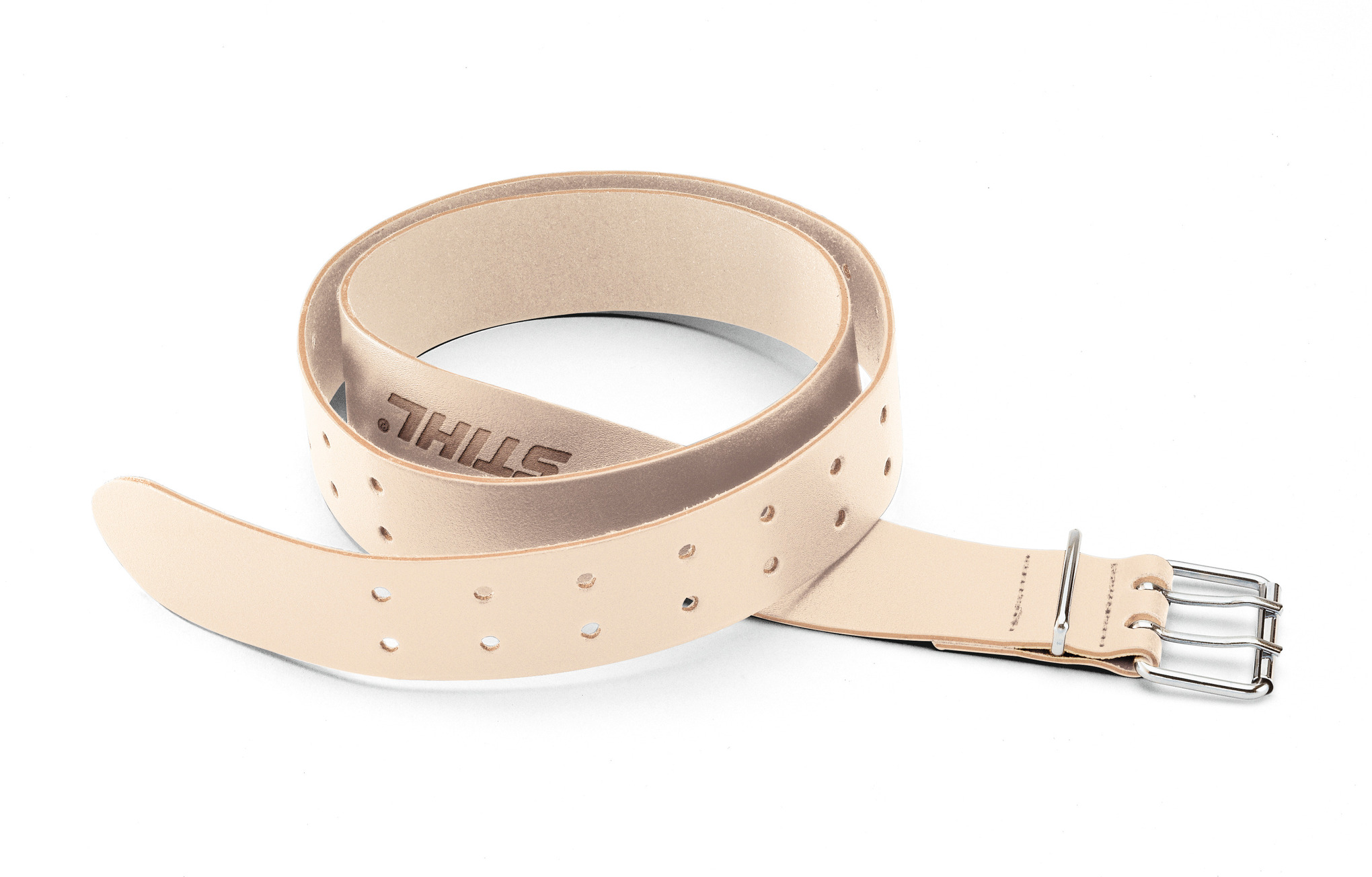 Ceinture porte-outils - cuir beige