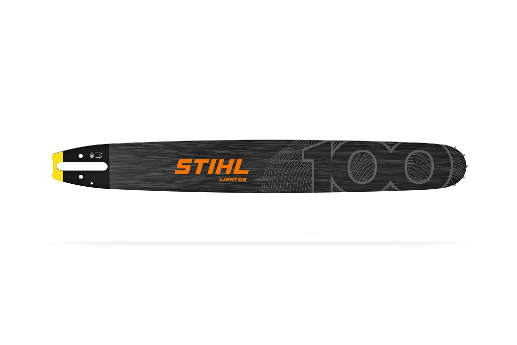 Guide-chaîne STIHL Light 06, 3/8", 1,6 mm – Édition spéciale 100e anniversaire de STIHL