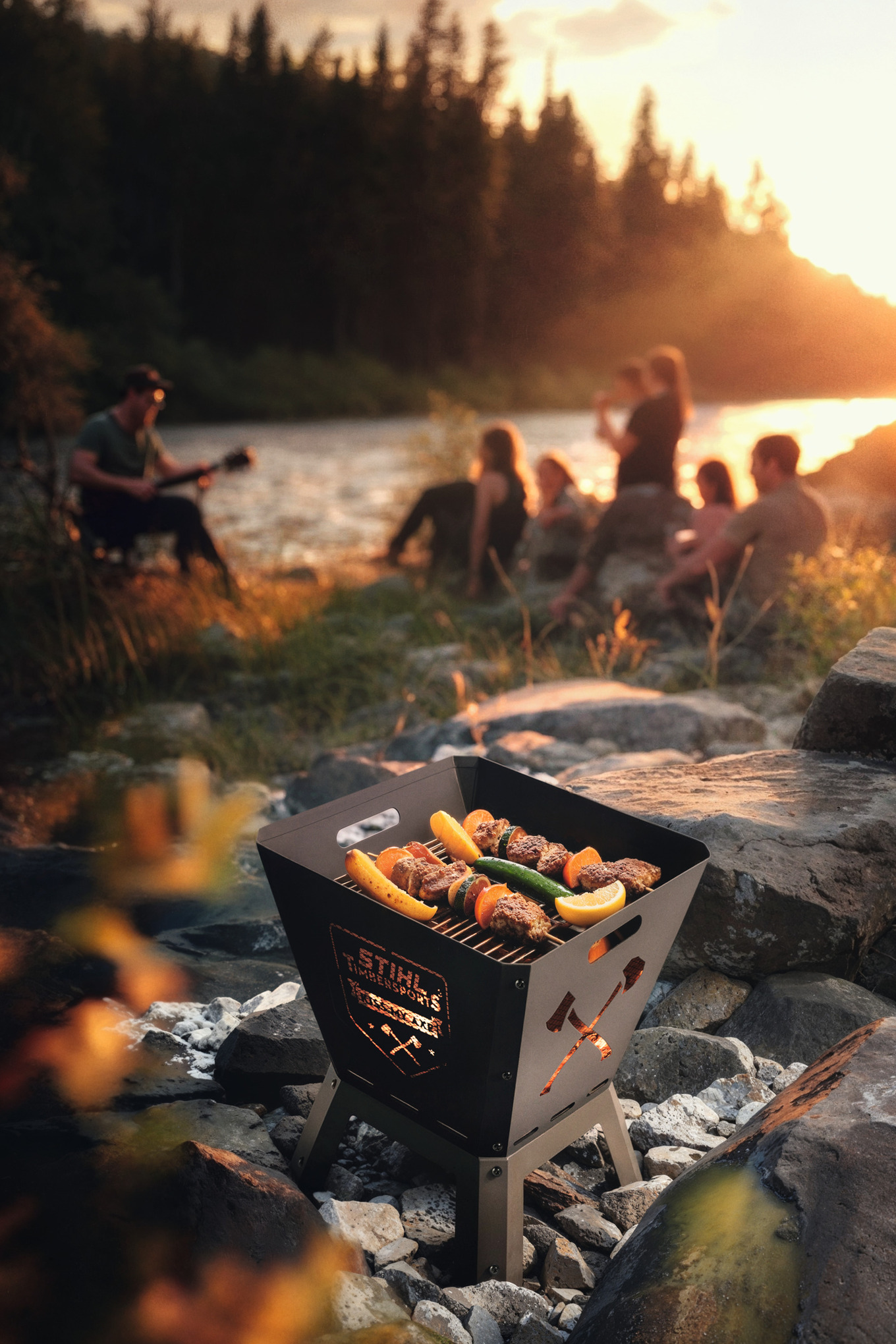 Brasero avec barbecue TIMBERSPORTS®