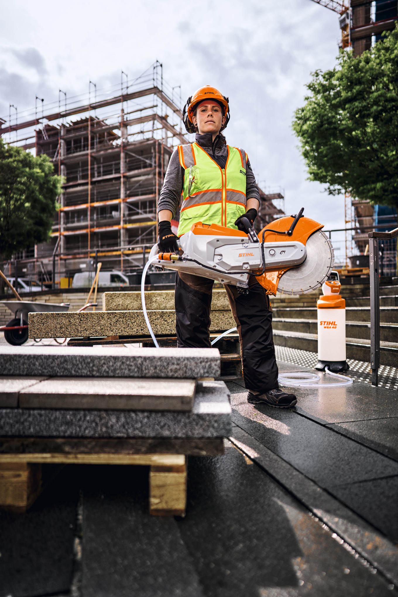 Réservoir d’eau sous pression sur batterie WSA 40