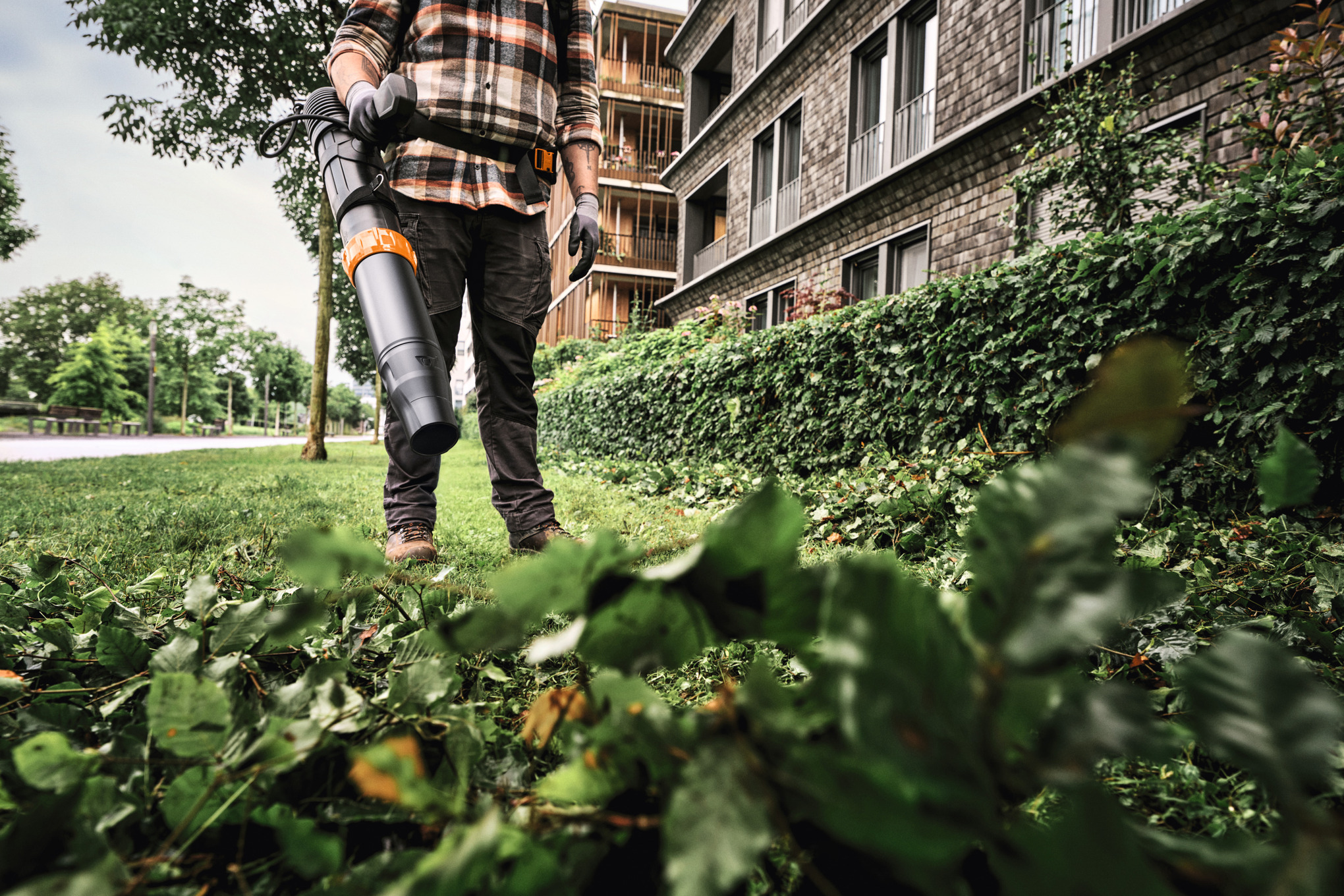 Souffleur à dos ultra léger sur batterie BRA 280 B