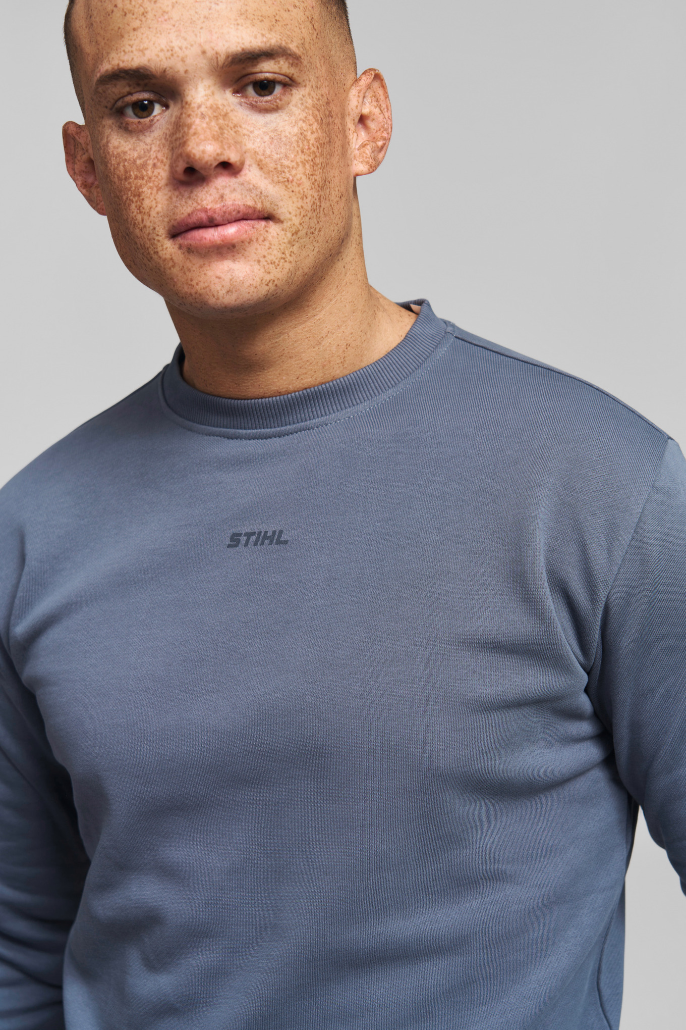 Sweatshirt LOGO CHEST BLUE