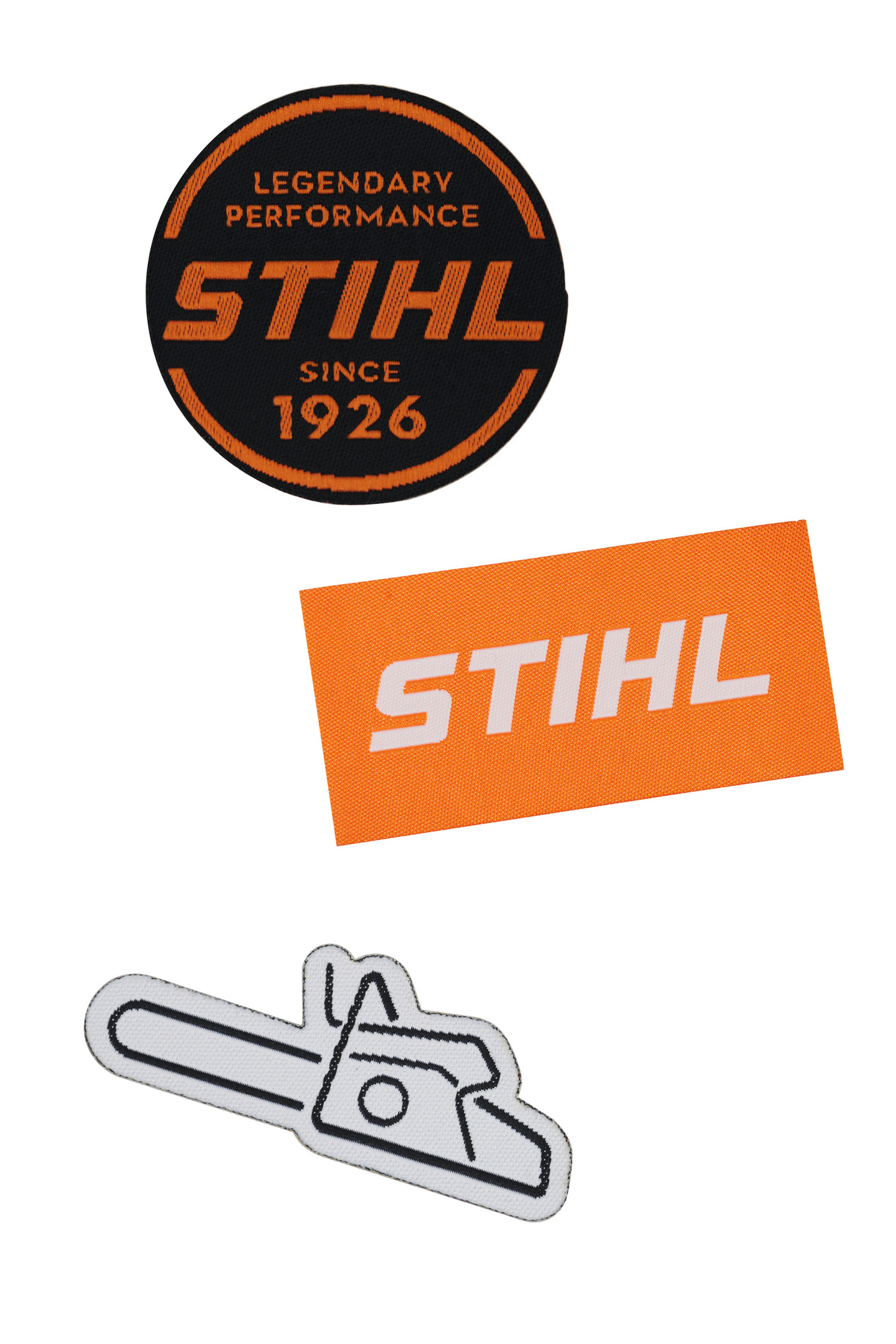 Lot de 3 autocollants STIHL en silicone