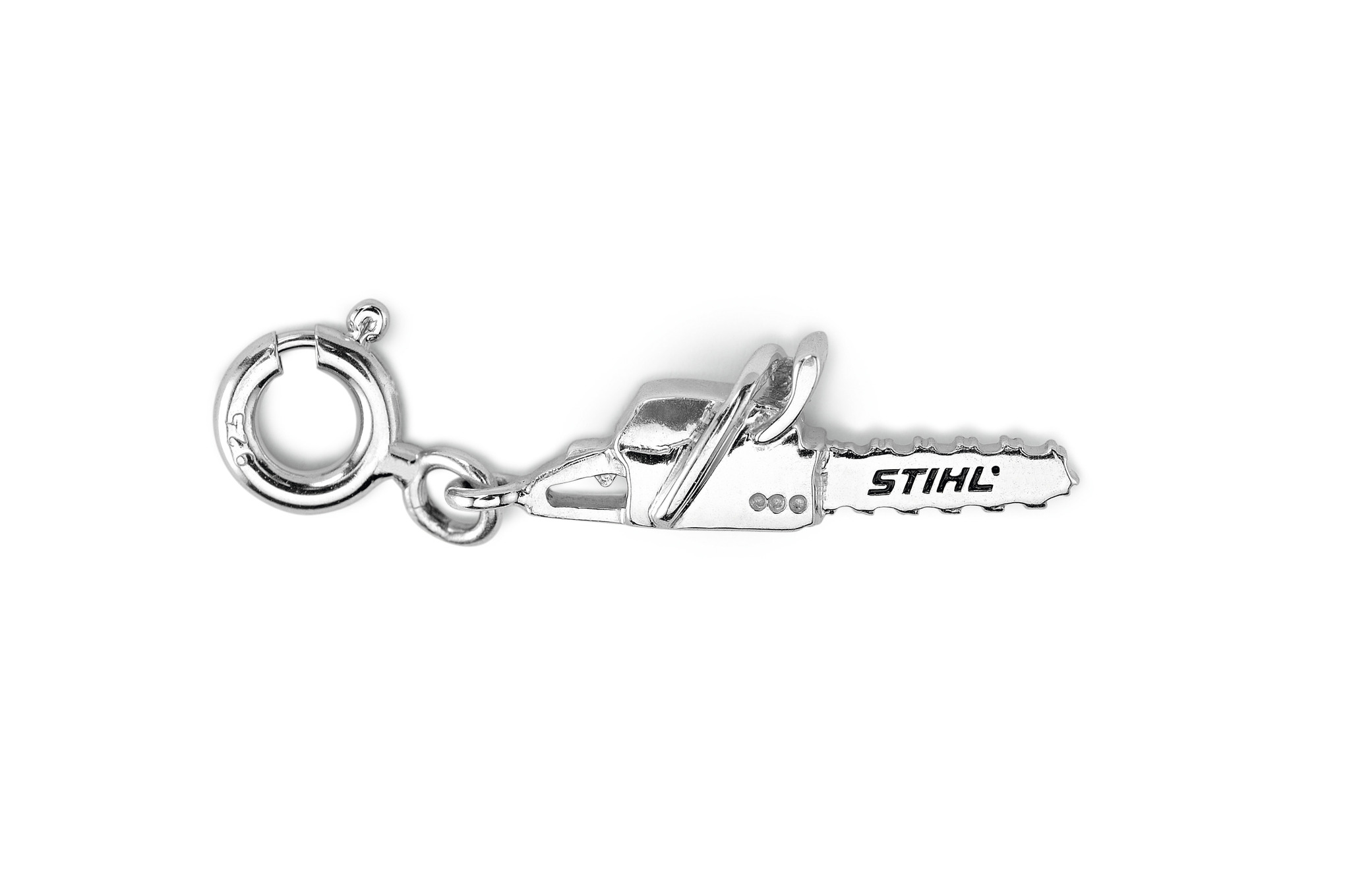 Porte-bonheur tronçonneuse