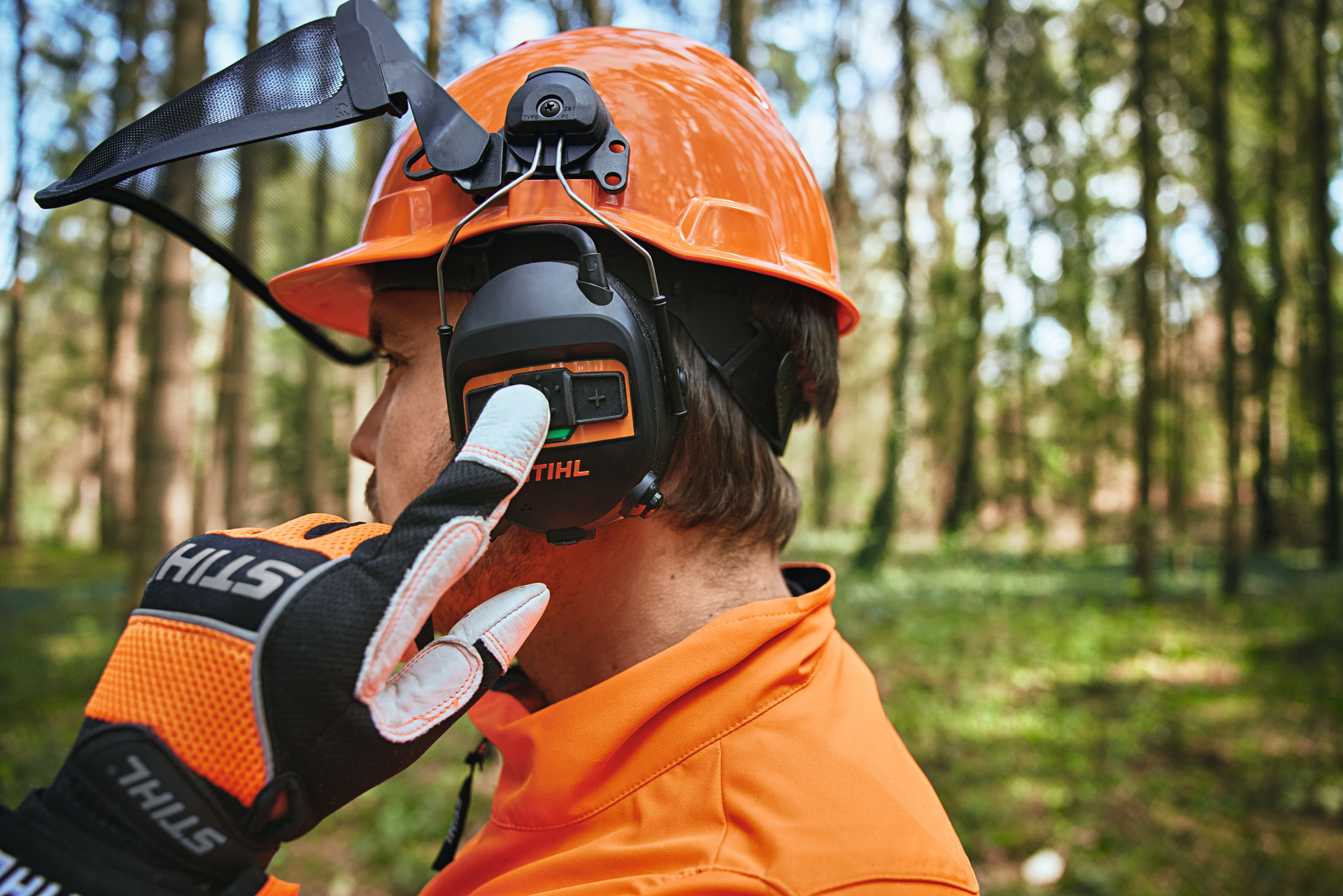 Casque forestier STIHL ADVANCE X-Vent BT avec grille en acier