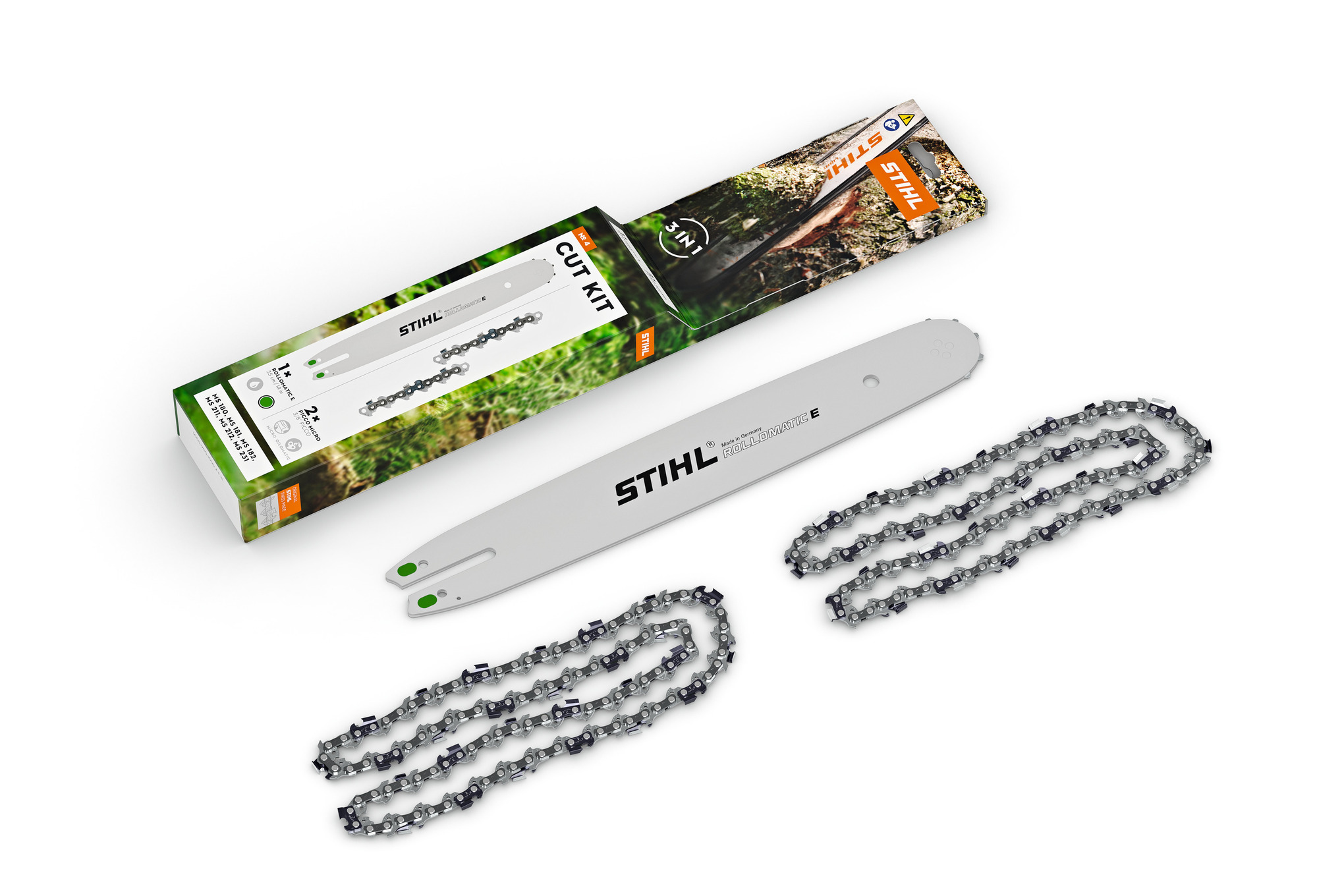 Tronçonneuse thermique 38,6 cm³ MS 212 CBE 40 cm STIHL 1148-200