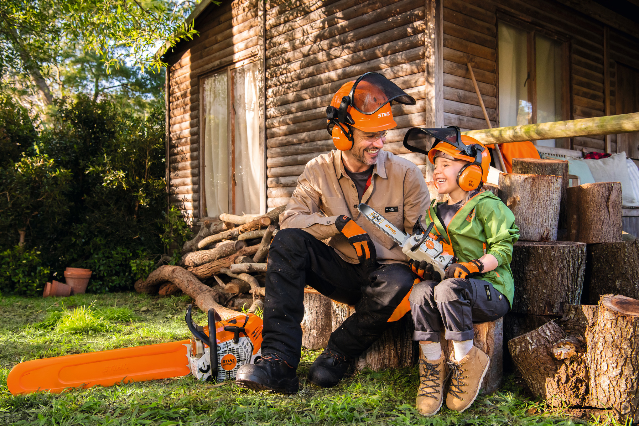 STIHL Tronçonneuse jouet MS 500i 40 cm, avec batterie