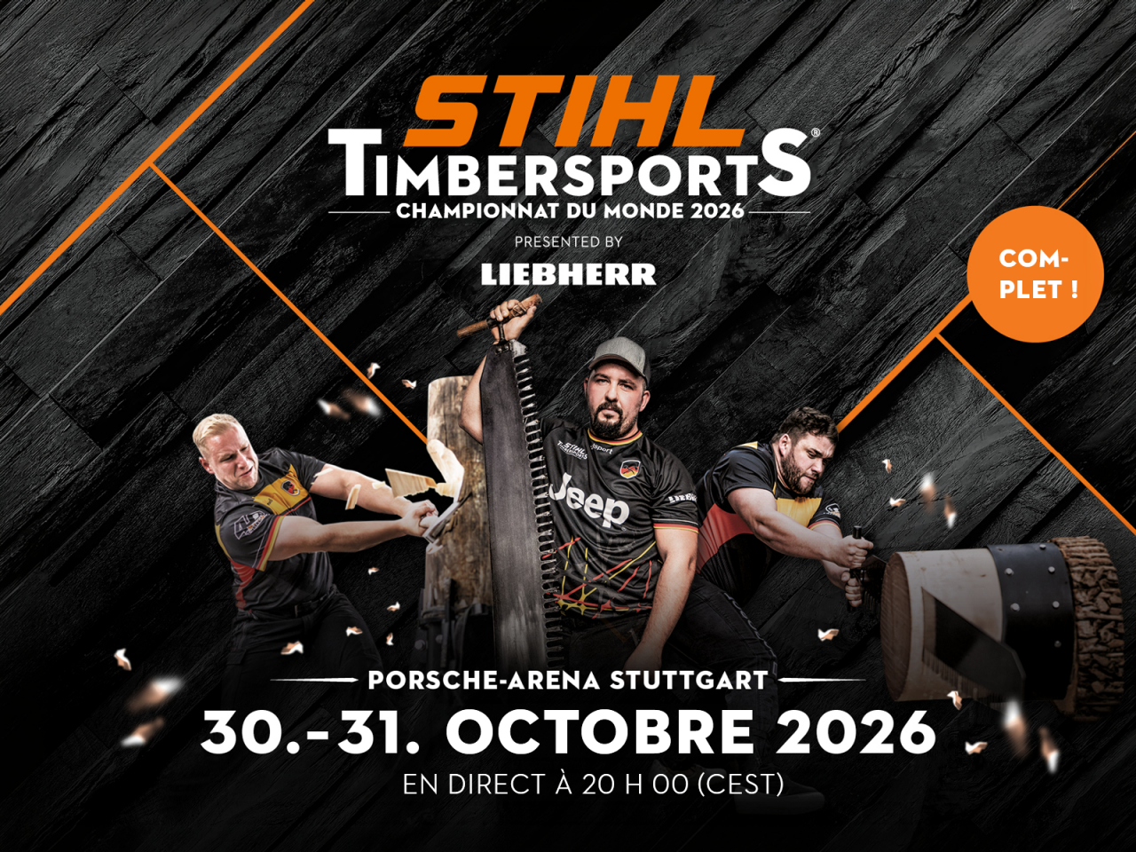 Les Championnats du monde STIHL TIMBERSPORTS® 2026