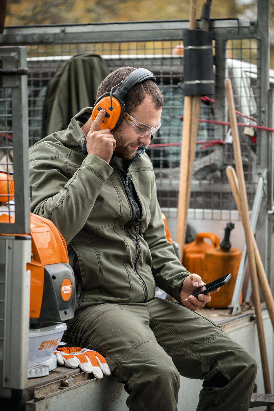 Protection auditive: casque protège-oreilles anti-bruit STIHL Dynamic BT avec Bluetooth