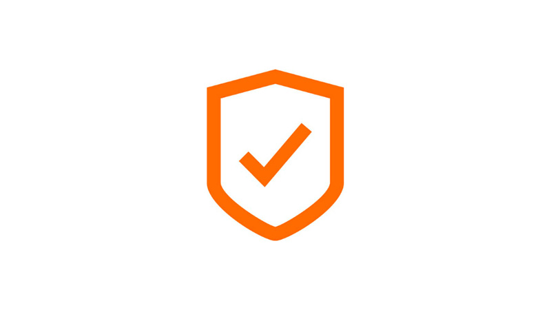 icône orange pour l'assurance
