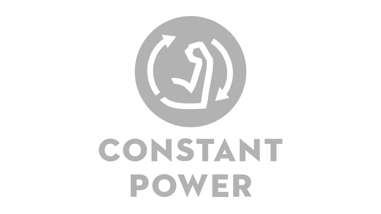 Icône représentant un bras plié et deux flèches dans le sens horaire, avec l’inscription « Constant Power » en dessous