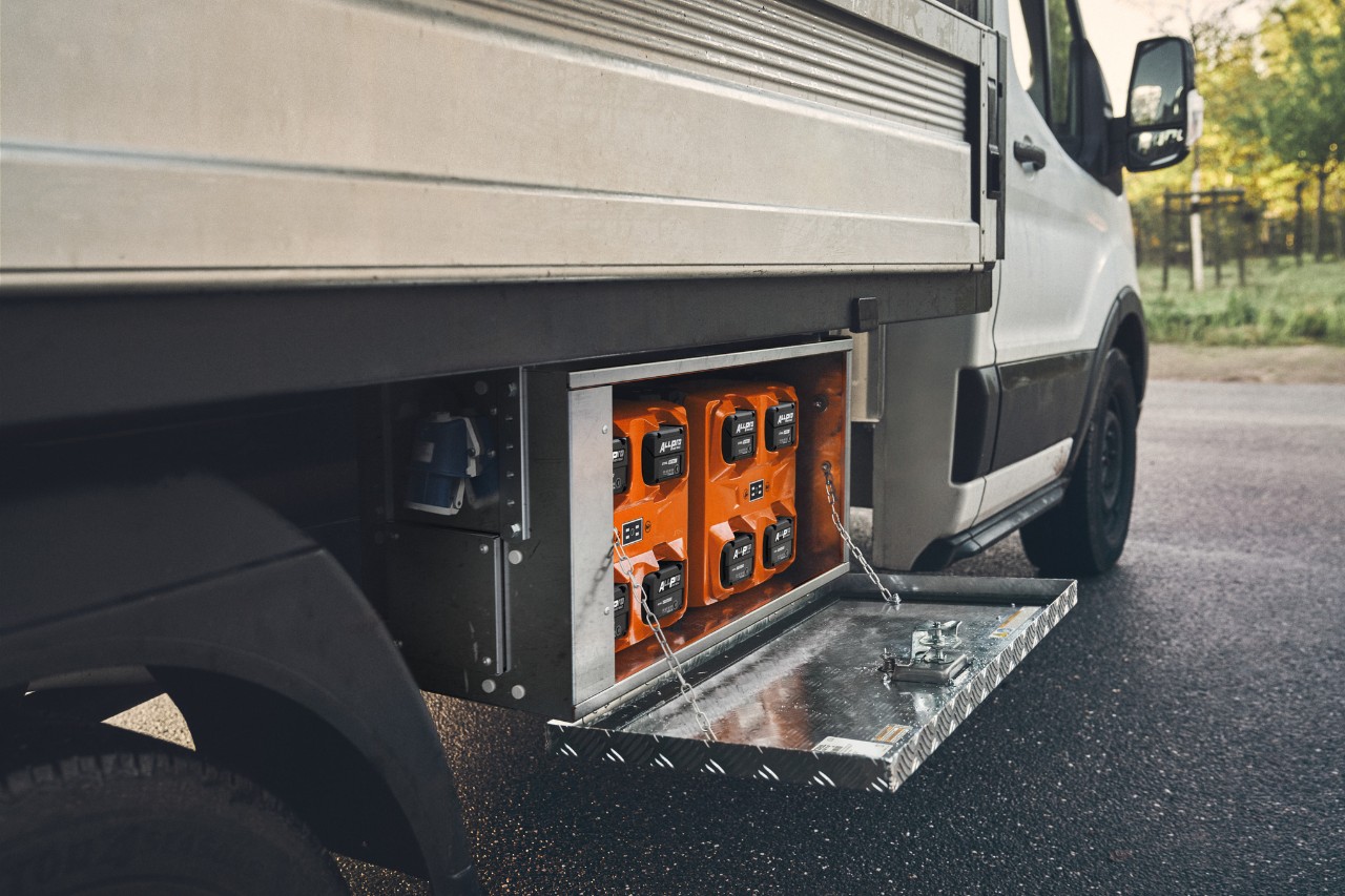 Batteries ALLPRO dans le boîtier de recharge CB 01.