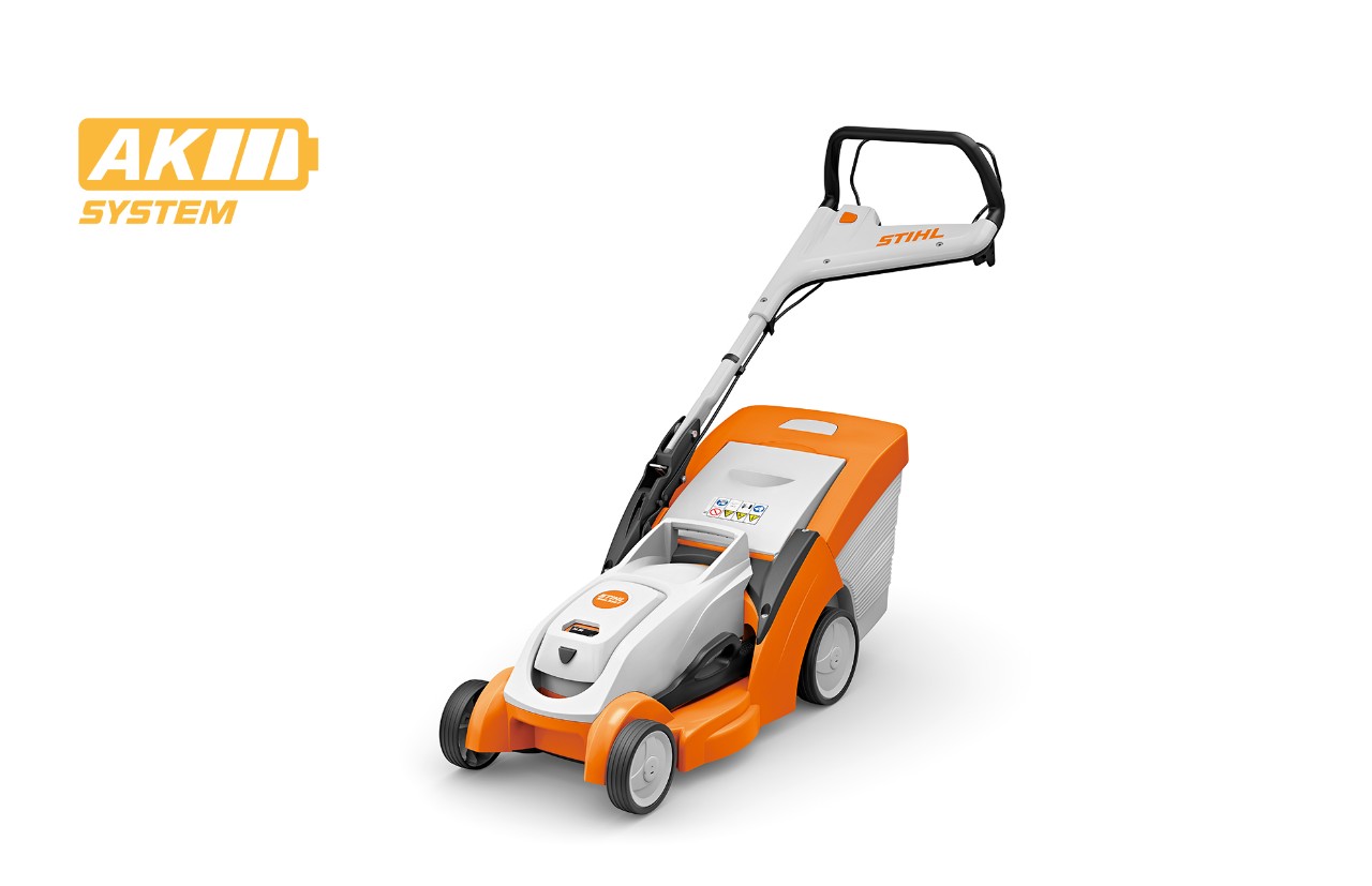 Image produit de la STIHL RMA 239 C, icône de batterie en haut à gauche pour le système AK de STIHL